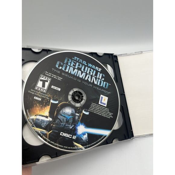 Star Wars Republic Commando 2 Disc PC CD-ROM Game 2005 LucasArts - Picture 5 of 9